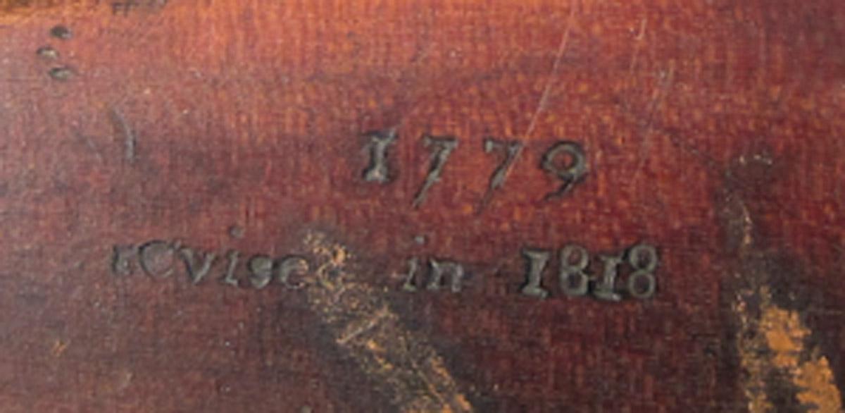 1957.0084.022 Dial making gauge, Date detail
