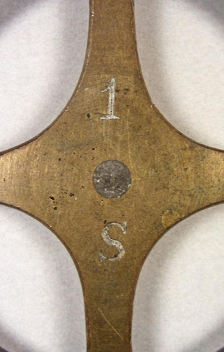 1957.0084.023, Clock wheel template, side 3
