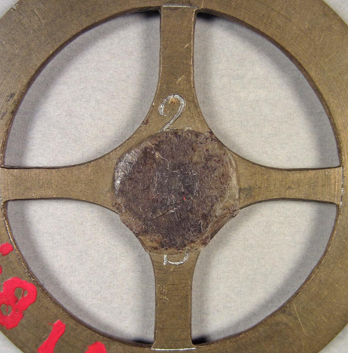 1957.0084.025, Clock wheel template, marks