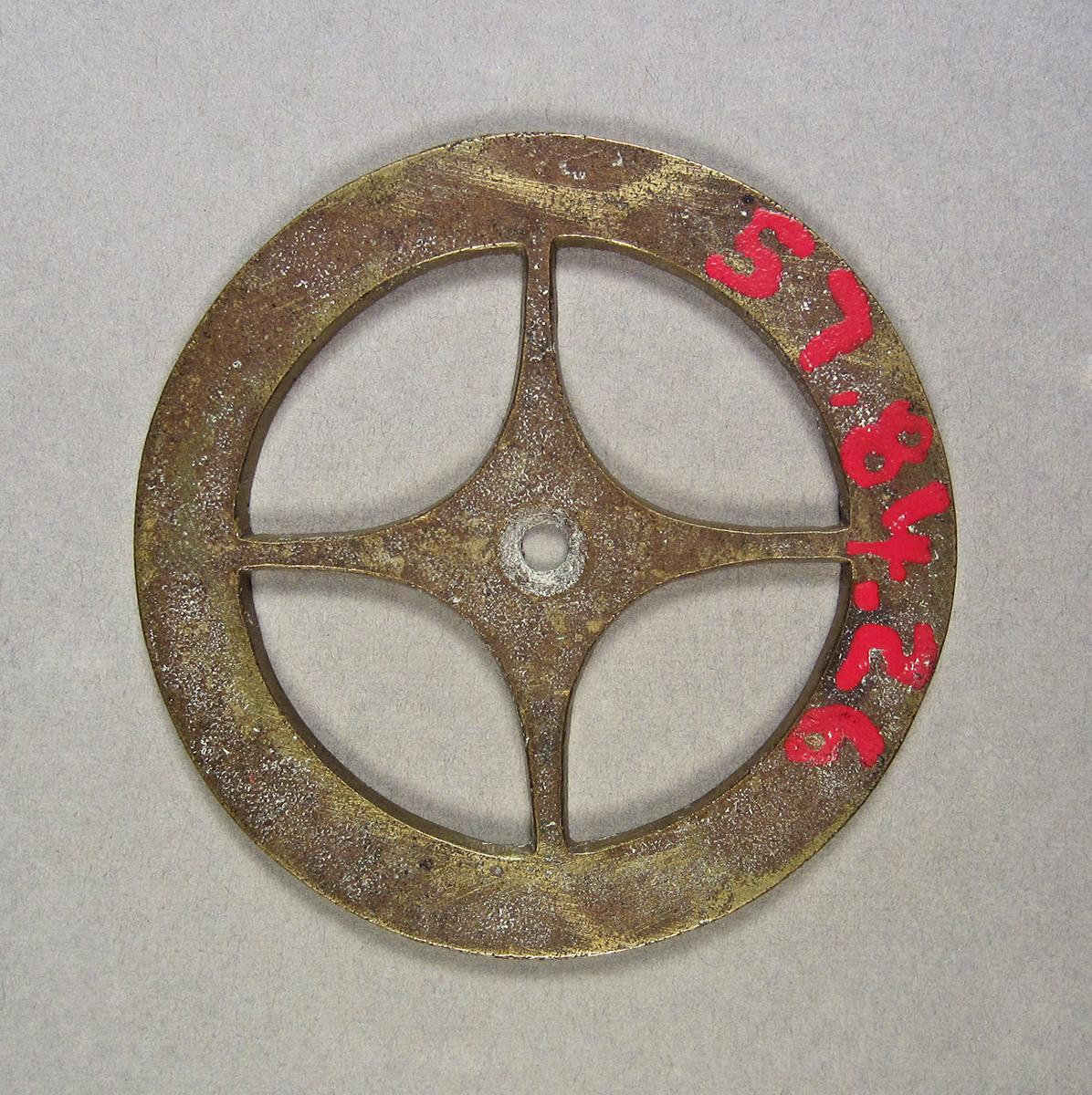 1957.0084.026, Clock wheel template, side 2
