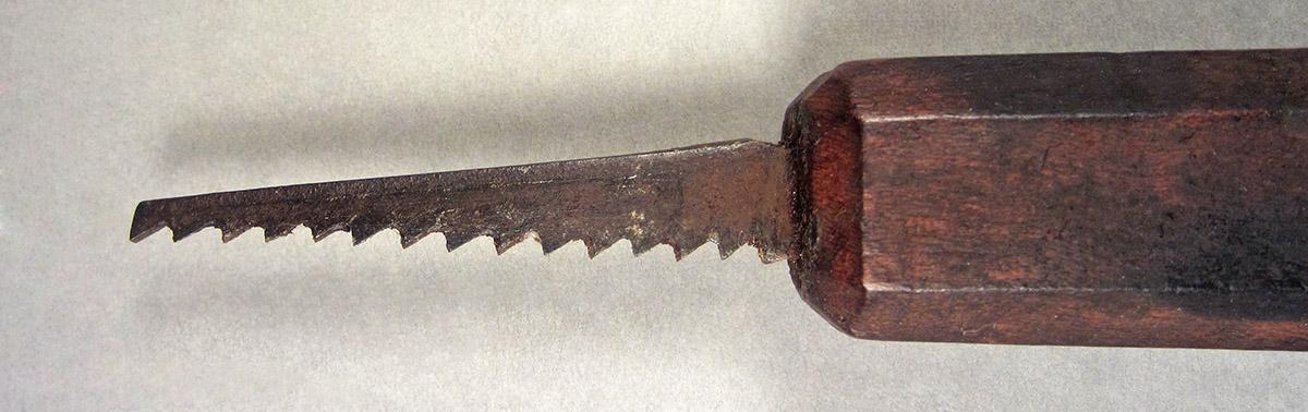 1957.0084.030, Keyhole saw, blade side 1
