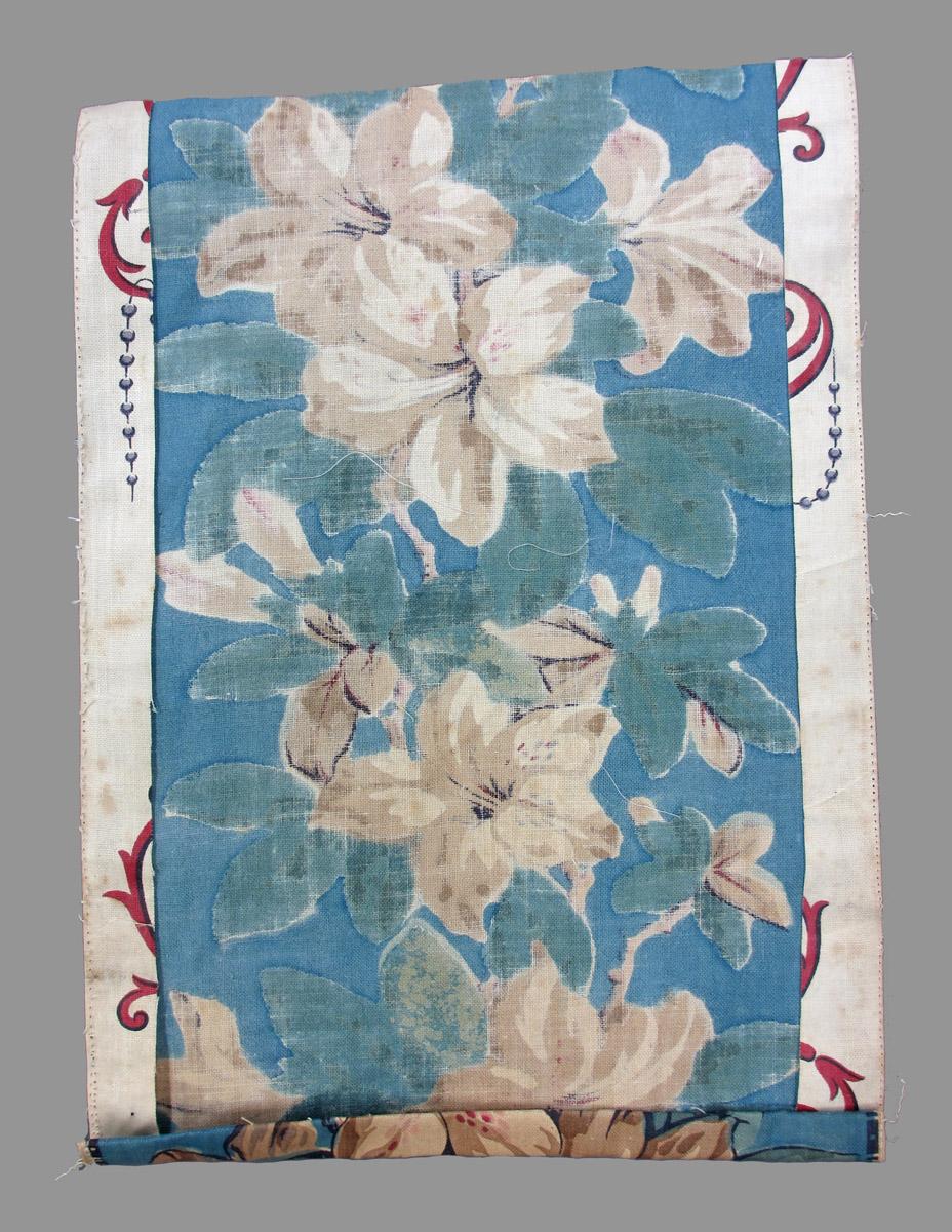1969.2988 B textile, printed reverse