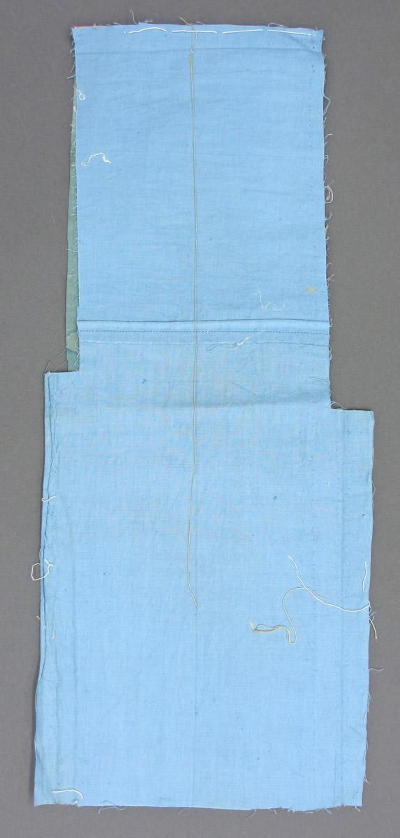 1969.2988 H textile, printed reverse