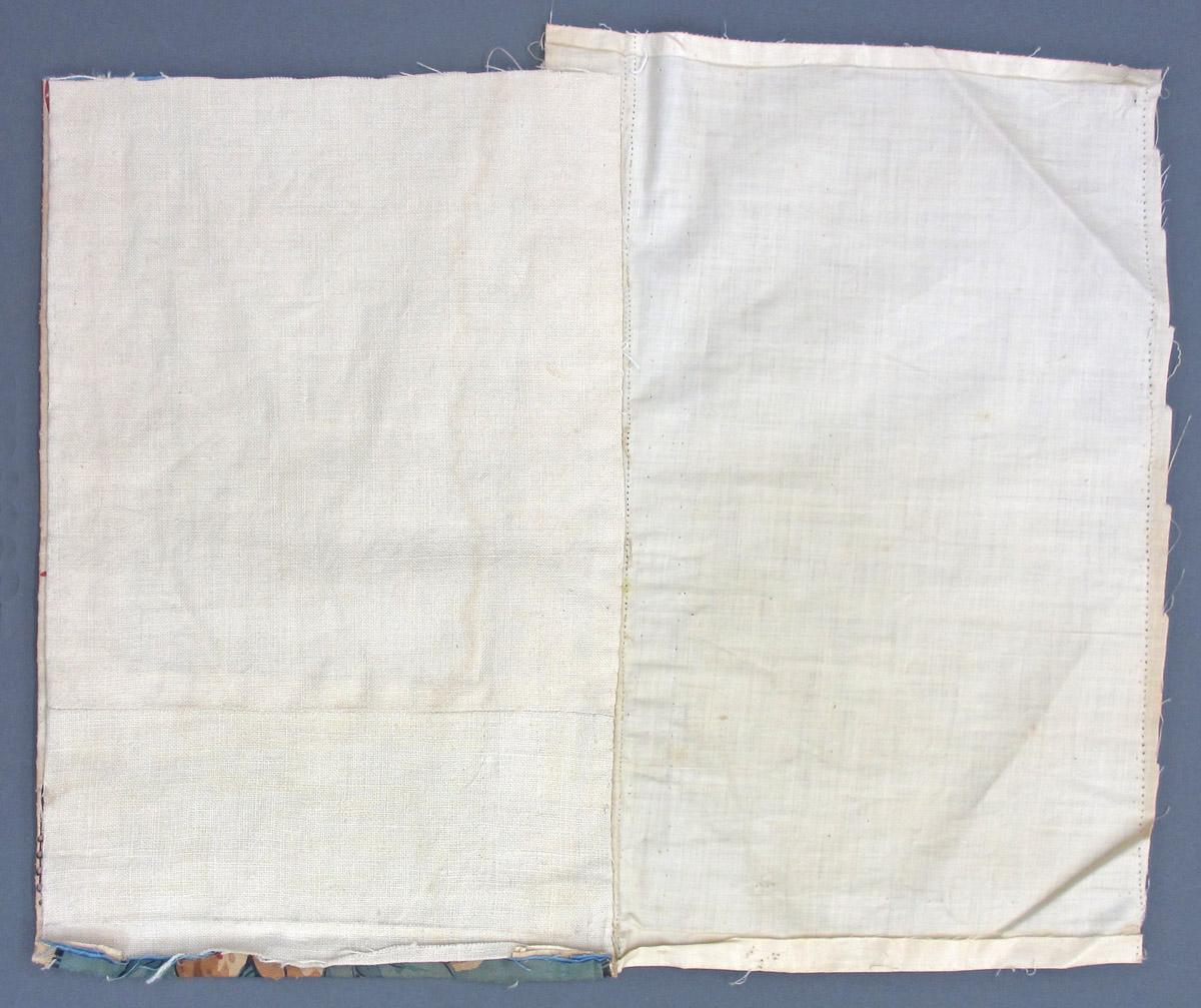 1969.2988 J textile, printed reverse