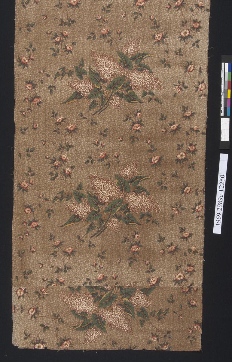 1969.2989 C Textile, printed, detail 1