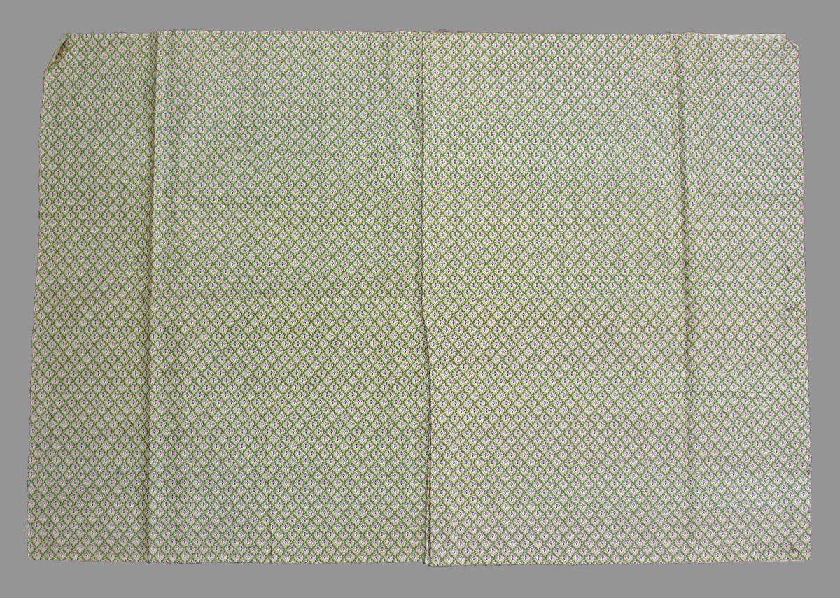 1969.2992 A textile, printed partial obverse