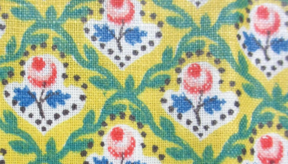 1969.2992 F textile, printed detail