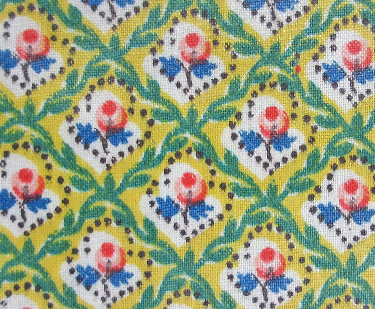 1969.2992 G textile, printed detail