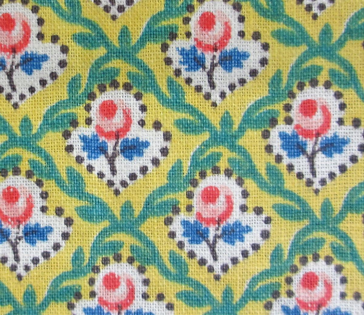 1969.2992 N textile, printed detail