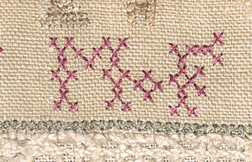 1969.3006 Sampler, Detail 10