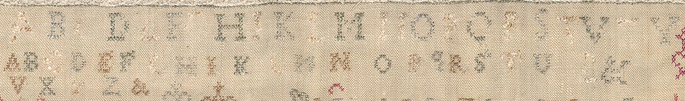 1969.3006 Sampler, Detail 2