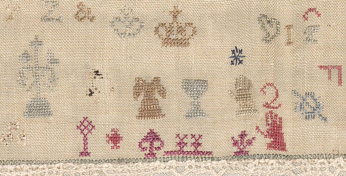1969.3006 Sampler, Detail 4