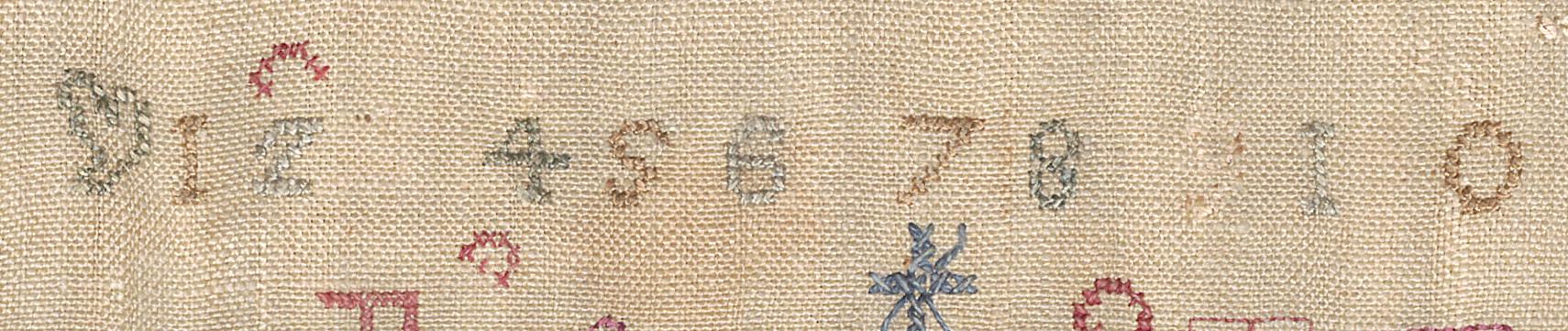 1969.3006 Sampler, Detail 7