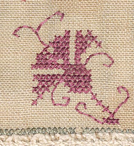 1969.3006 Sampler, Detail 9