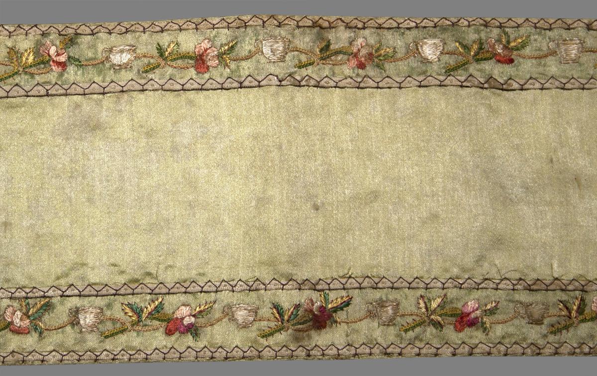 1969.3007 Textile, Embroidered, Border Detail