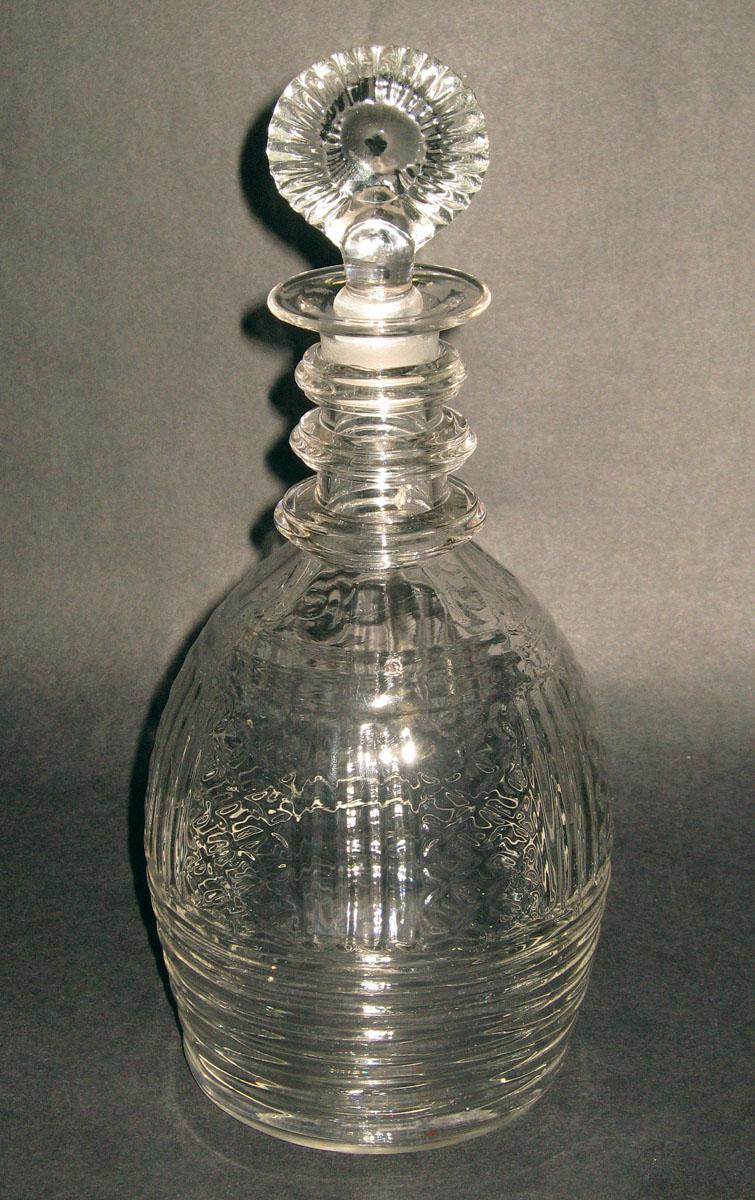 1957.0090.004 A, B Glass decanter