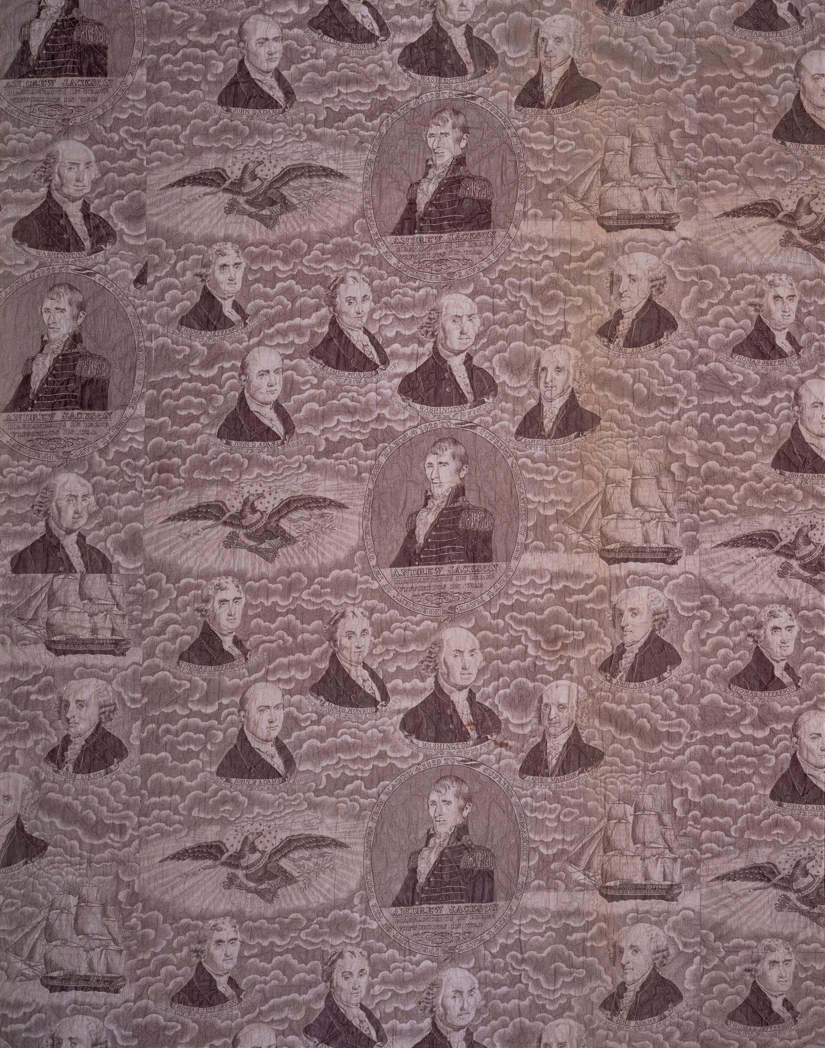 1969.3061 Quilt, detail