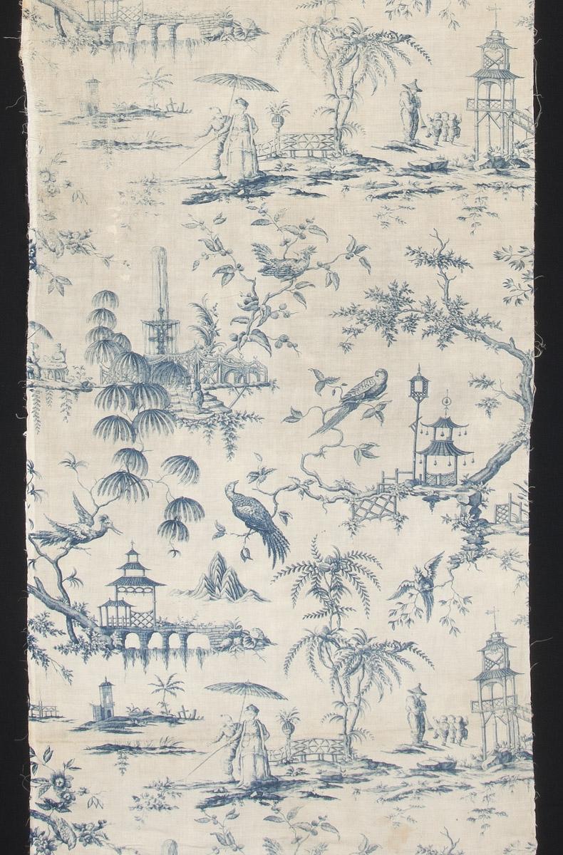 1969.3065 B Textile, printed, detail 1