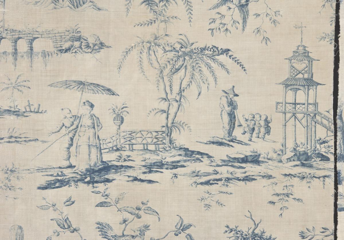 1969.3065 B Textile, printed, detail 2