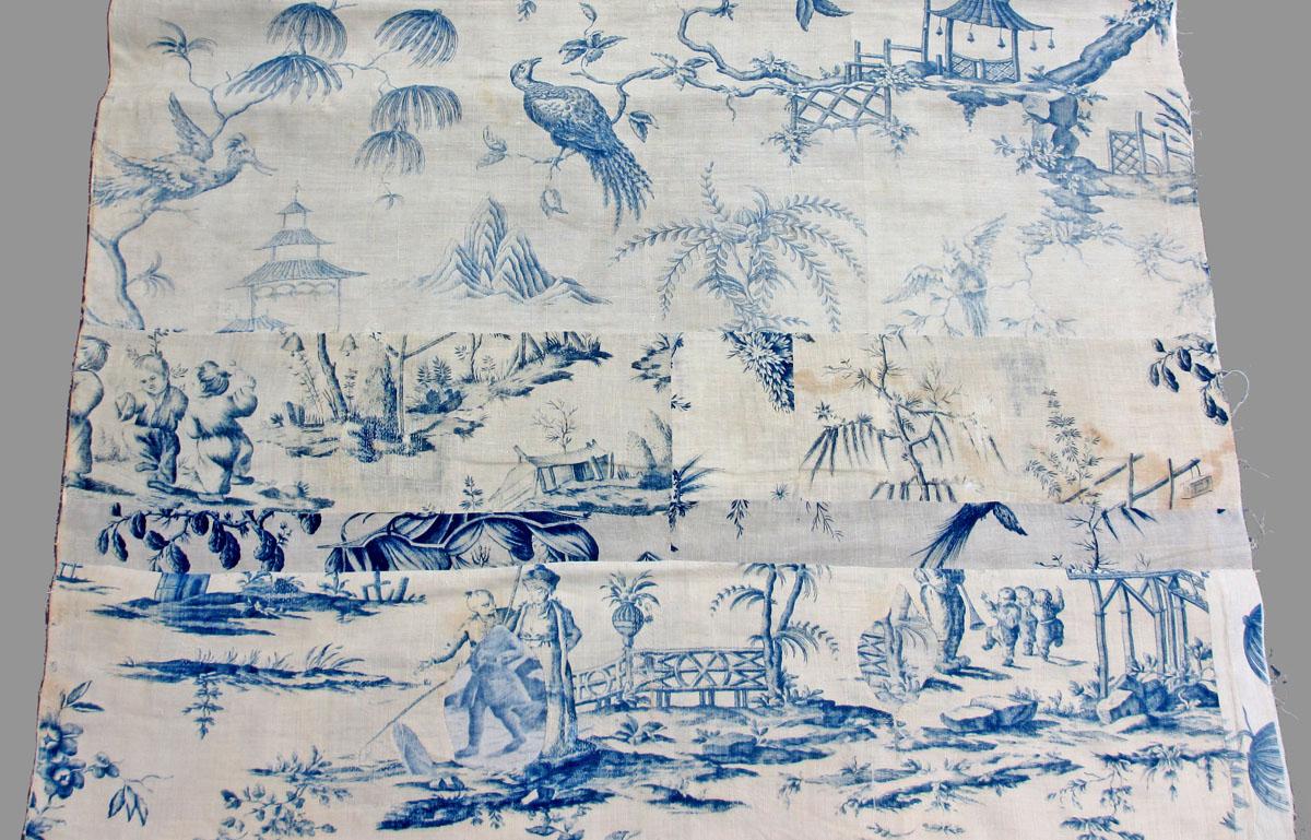 1969.3065 C Textile, printed detail