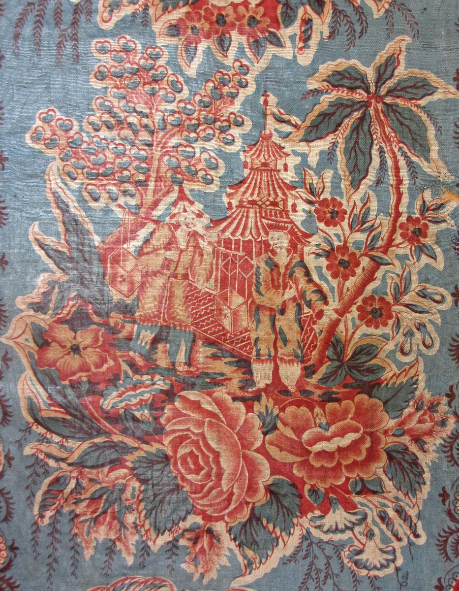 1969.3068 textile, printed detail 5