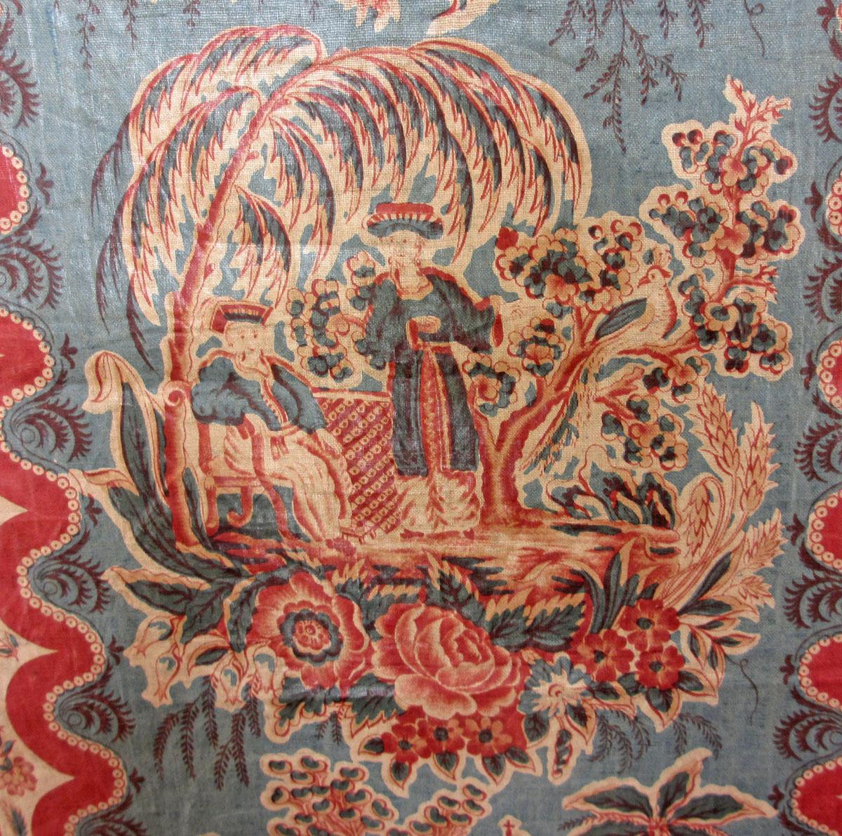 1969.3068 textile, printed detail 6