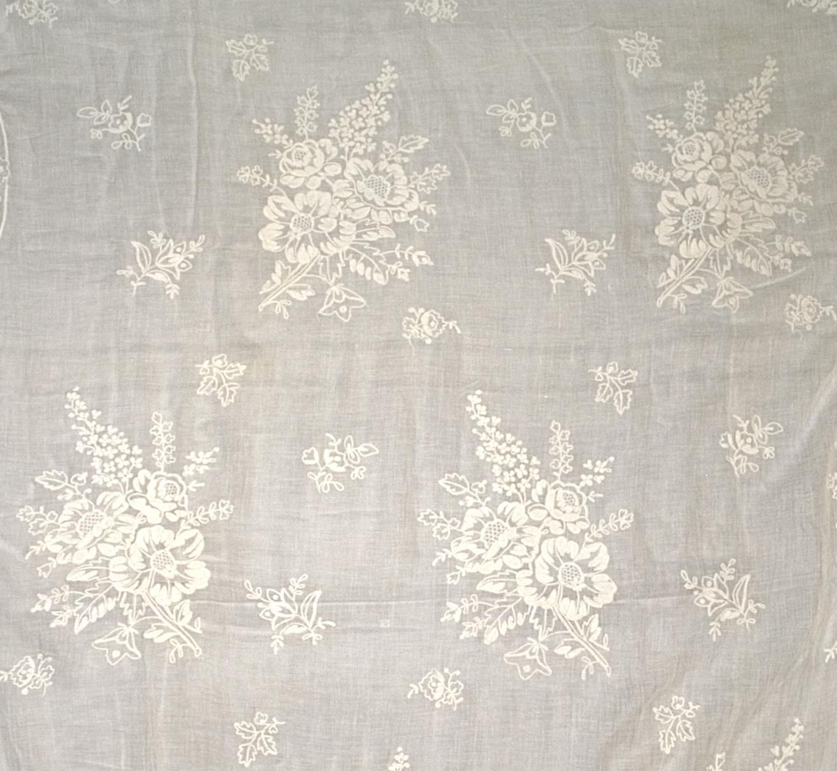 1969.3070 Window Hanging, Side Curtain, Pattern Repeat