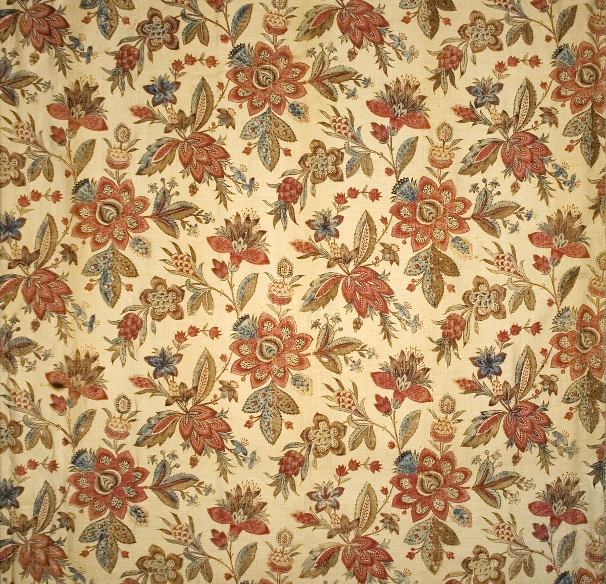 T294 textile, printed design repeat