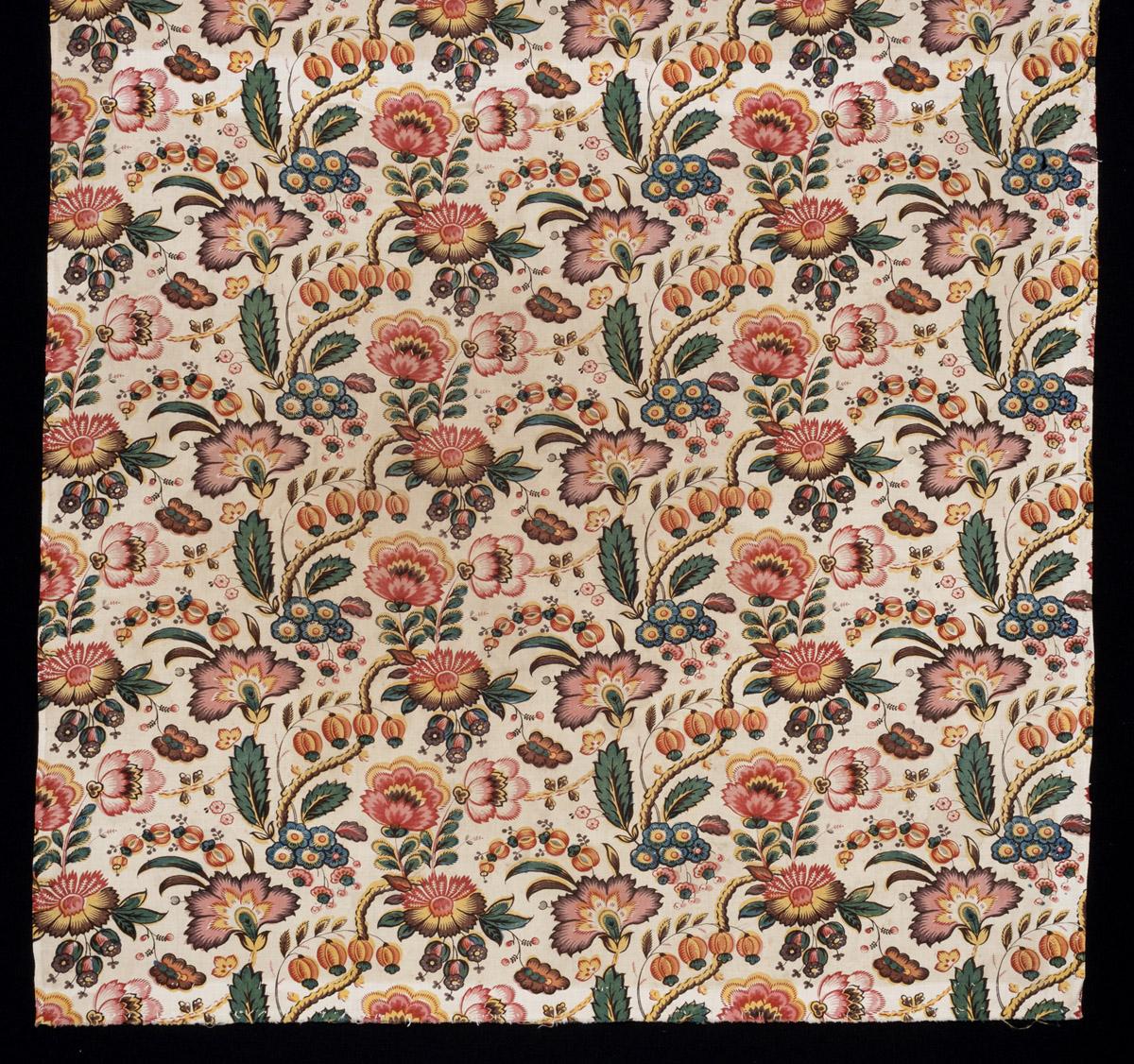 1969.3084 Textile, printed, detail 2