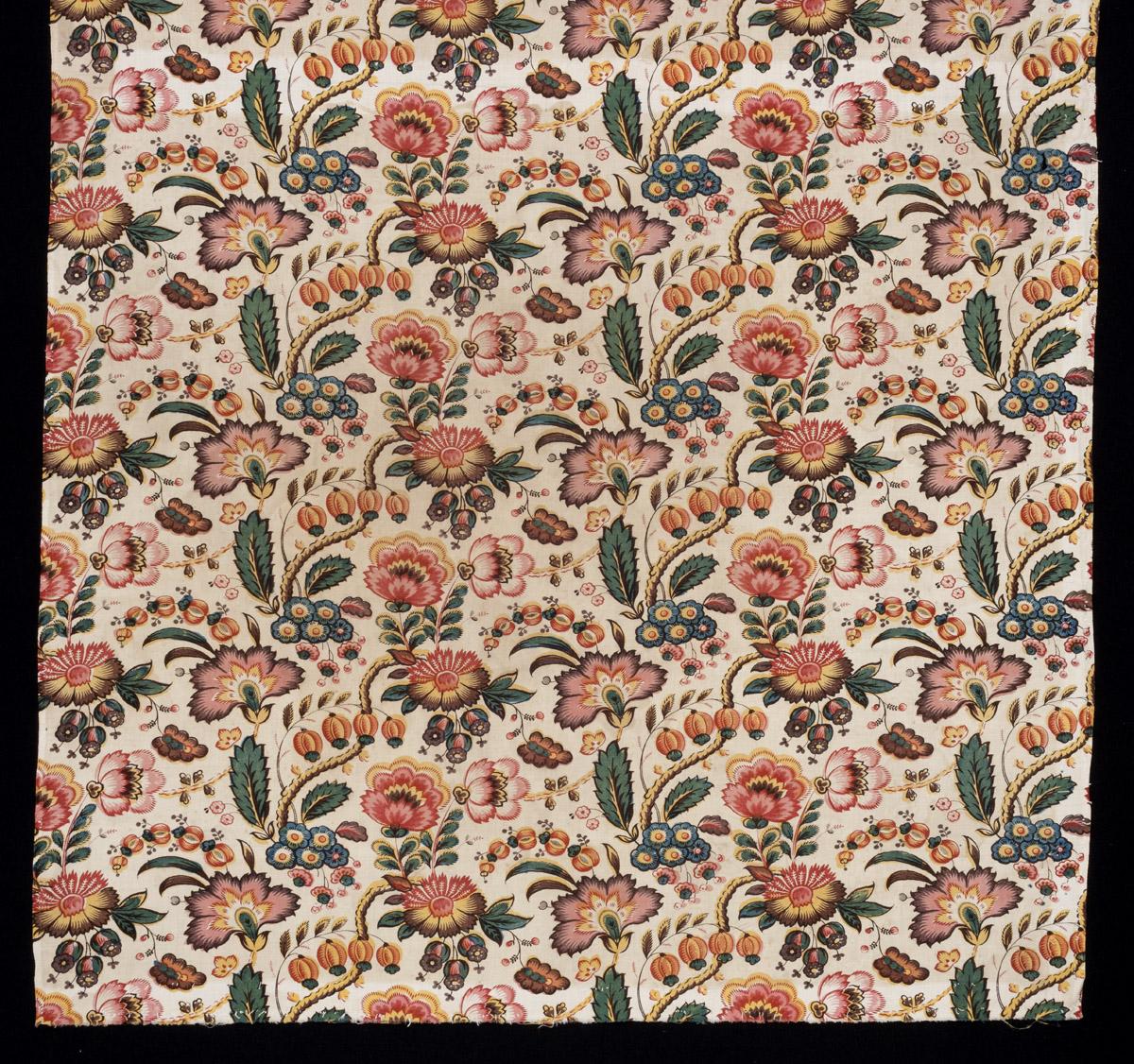 1969.3084 Textile, printed, detail, Book image C180