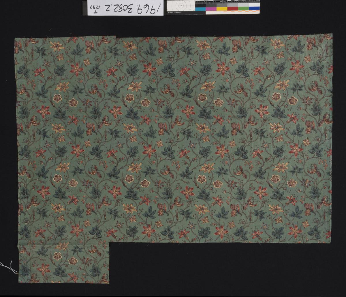 1969.3085.002 Textile, printed, view 1