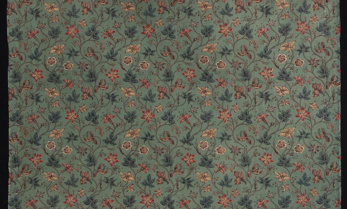 1969.3085.002 Textile, printed, detail 1