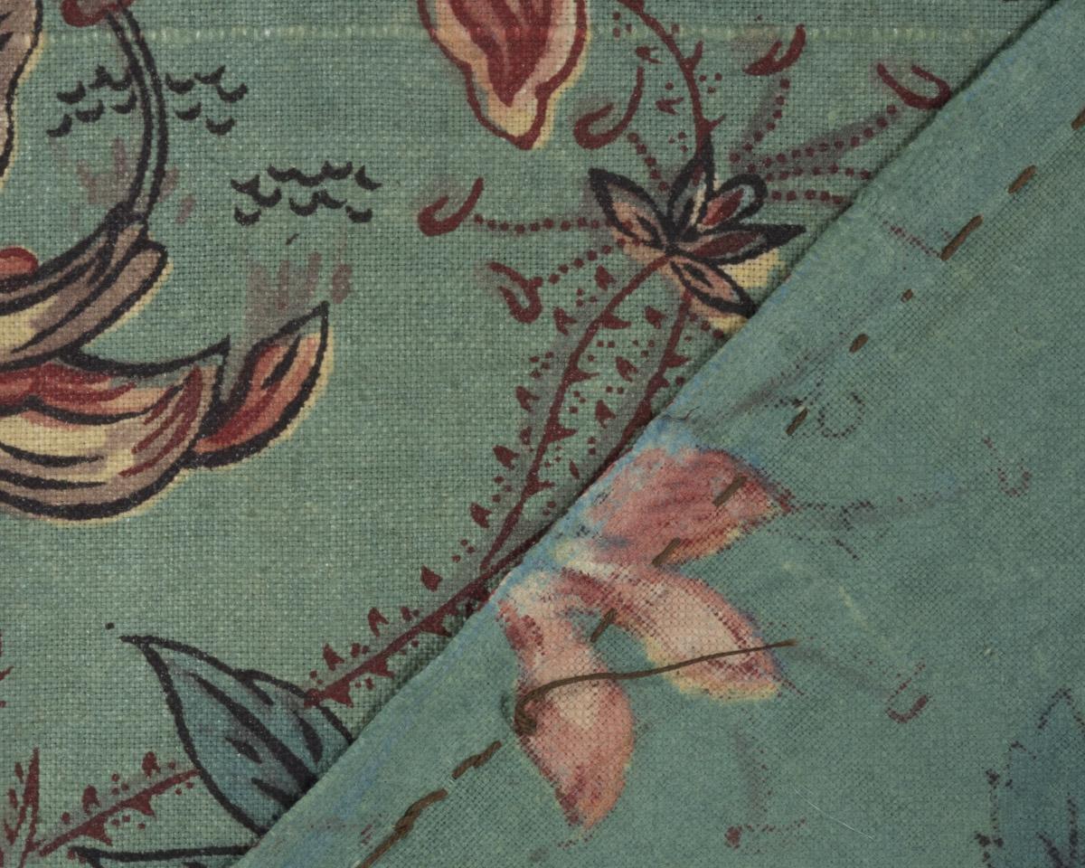 1969.3085.002 Textile, printed, detail 3