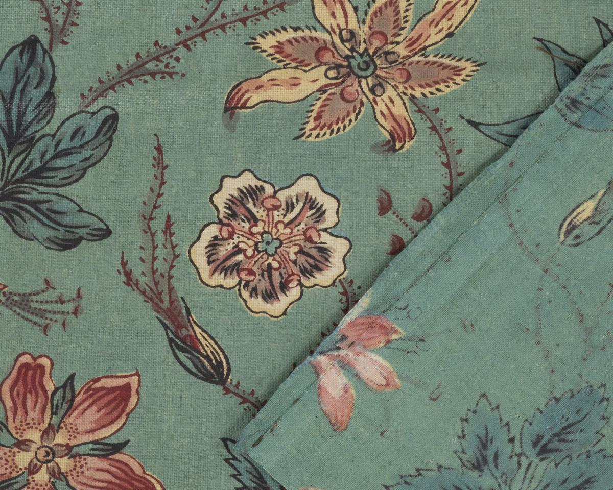 1969.3085.002 Textile, printed, detail 4