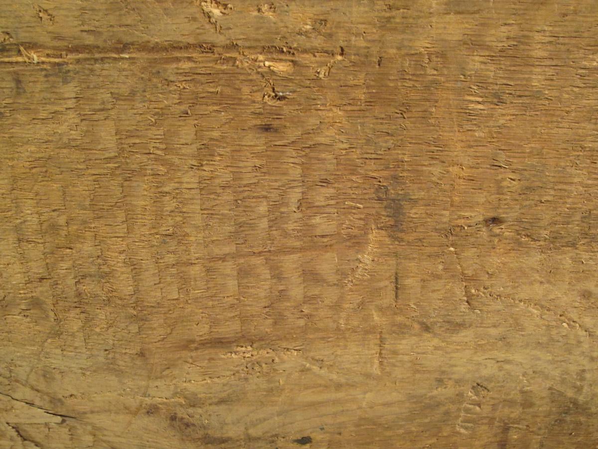 1957.0093.001 Tool chest, Craftsman tool marks