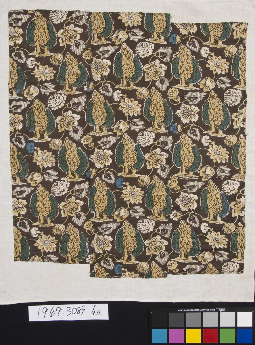 1969.3089 Textile, printed, view 1