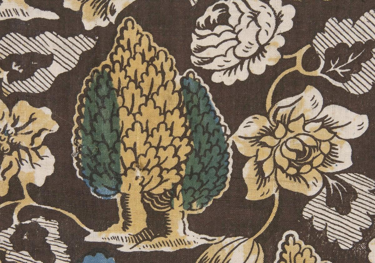 1969.3089 Textile, printed, detail 3