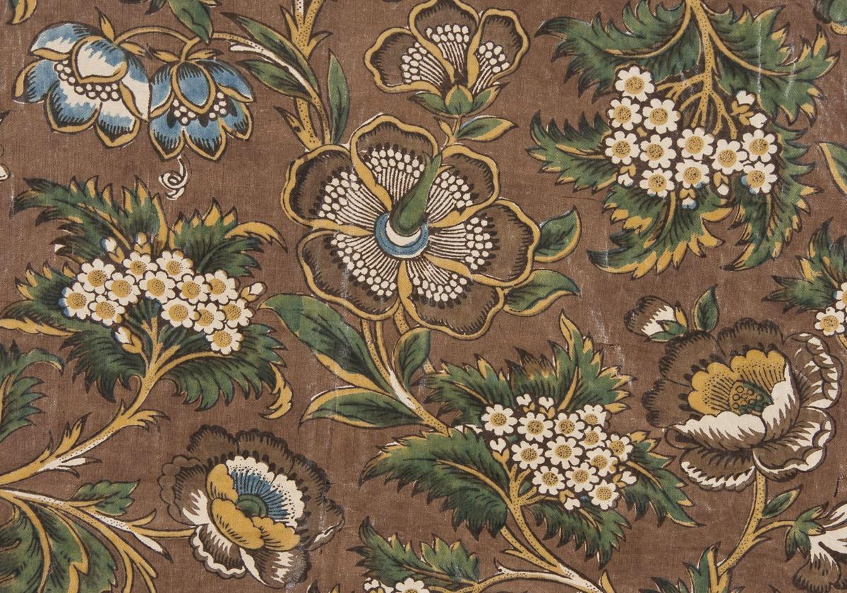 1969.3091 Textile, printed, detail 2