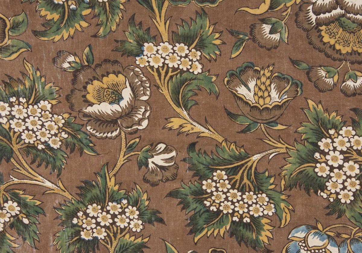 1969.3091 Textile, printed, detail 3