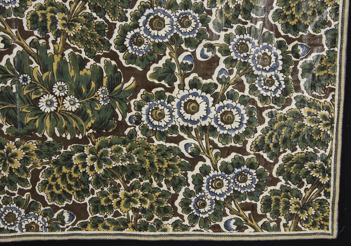 1969.3094 Textile, printed, detail 1
