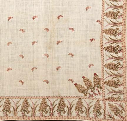 T501 textile, printed design repeat