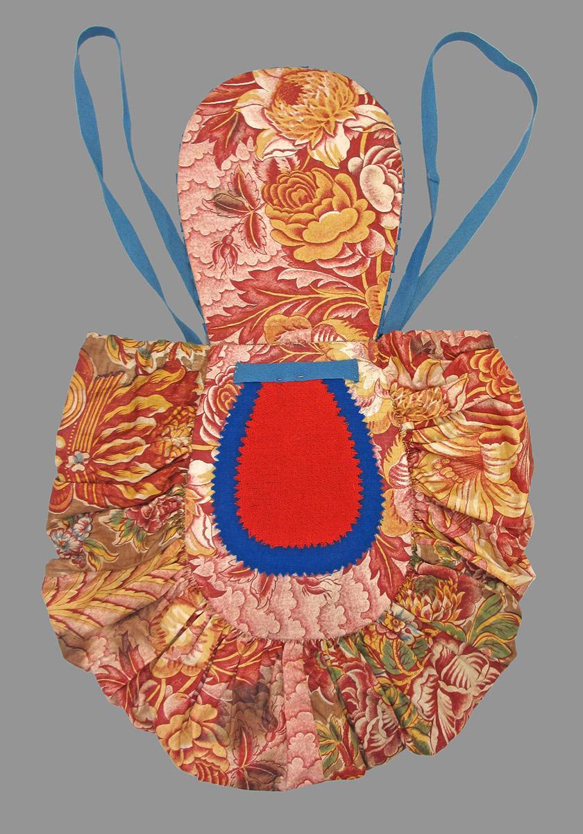 1969.3101 textile, printed reverse detail 1