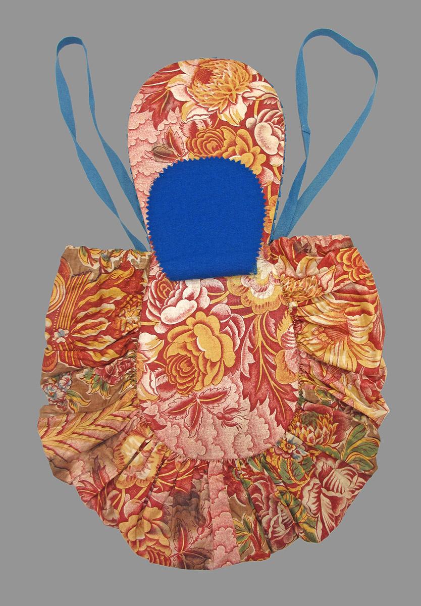 1969.3101 textile, printed reverse detail 2