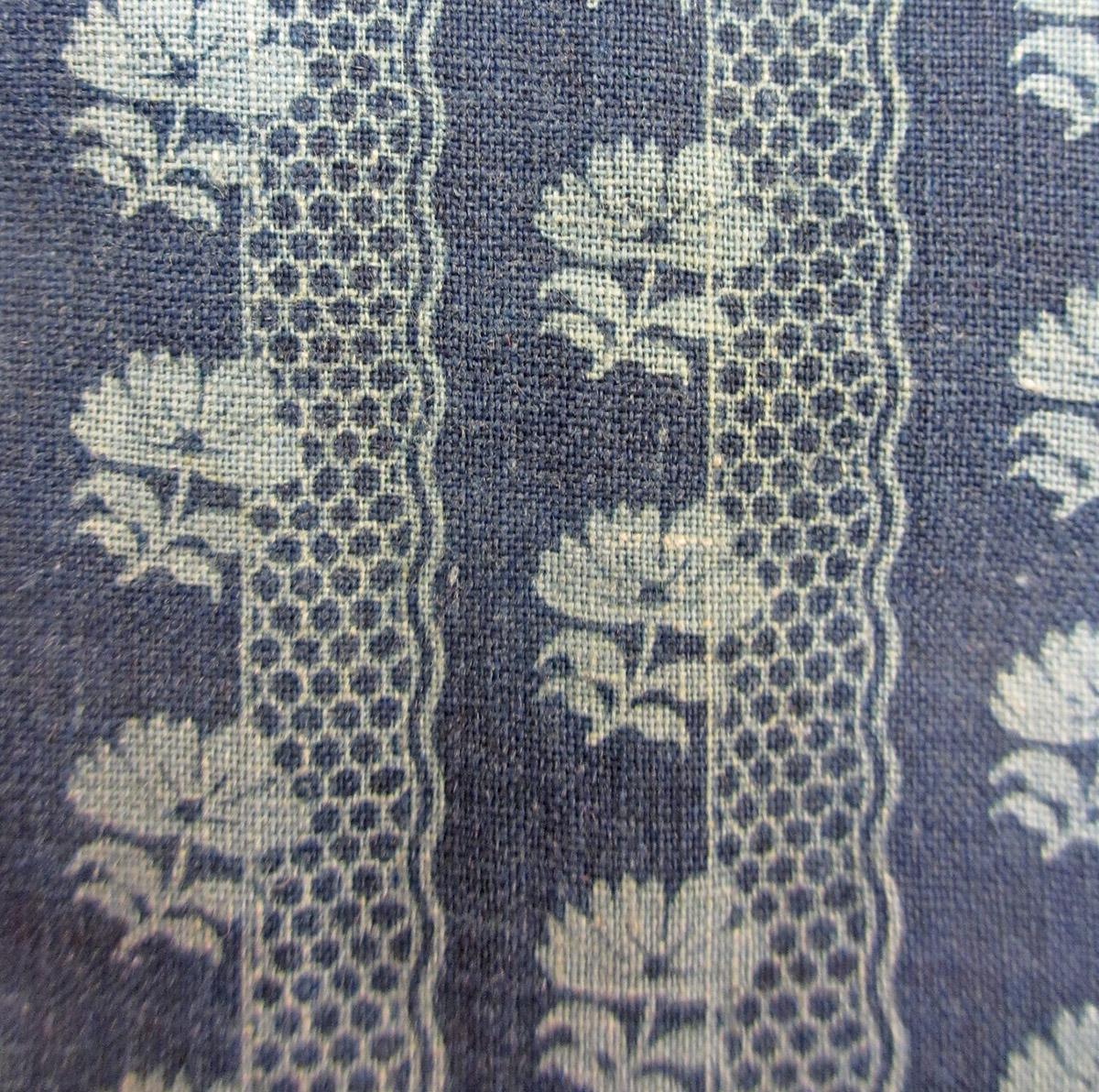 1969.3105 textile, printed detail 1