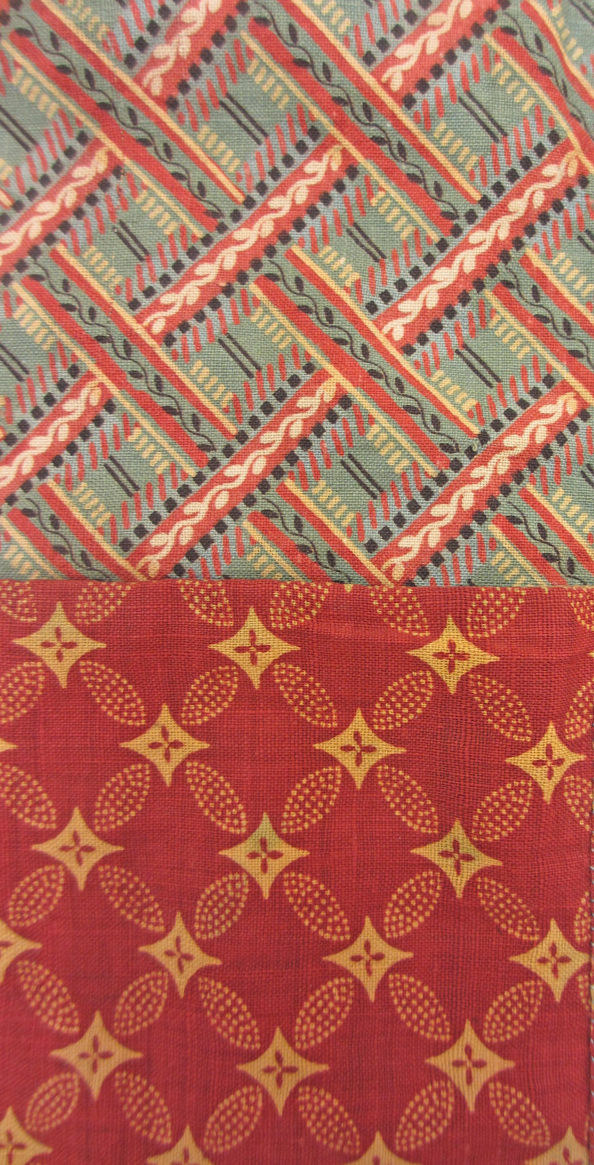 1969.3105 textile, printed detail 2