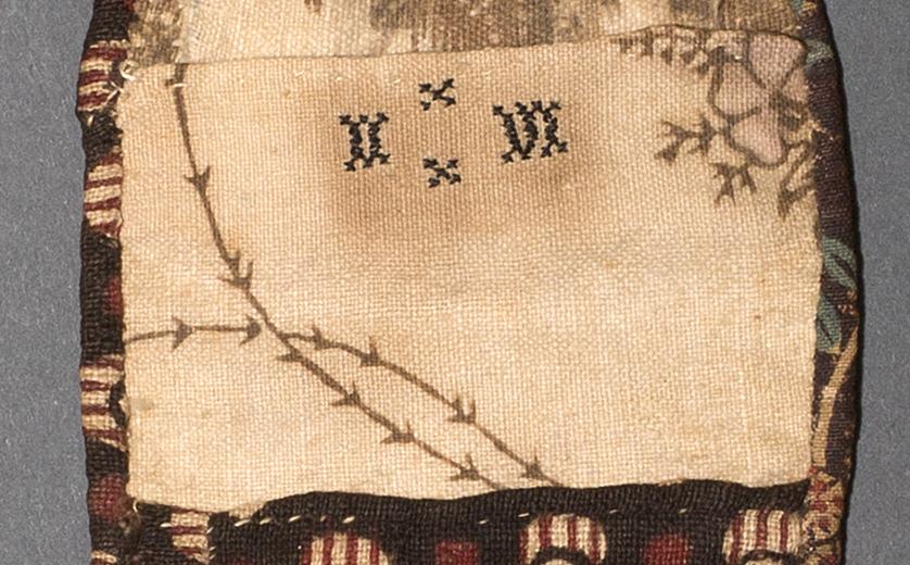 1969.3106 Needlework Case, Detail 2