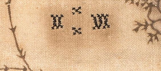 1969.3106 Needlework Case, Detail 7