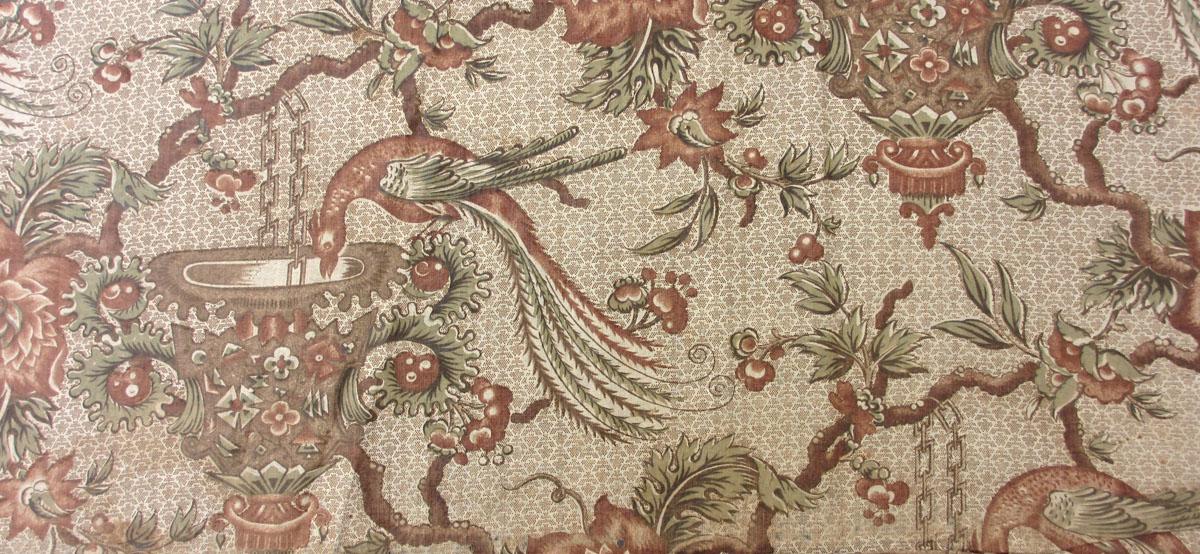 1969.3110 Textile, printed detail