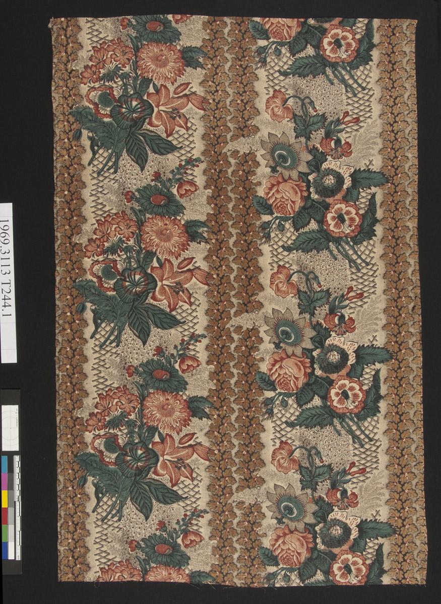 1969.3113 Textile, printed, view 2