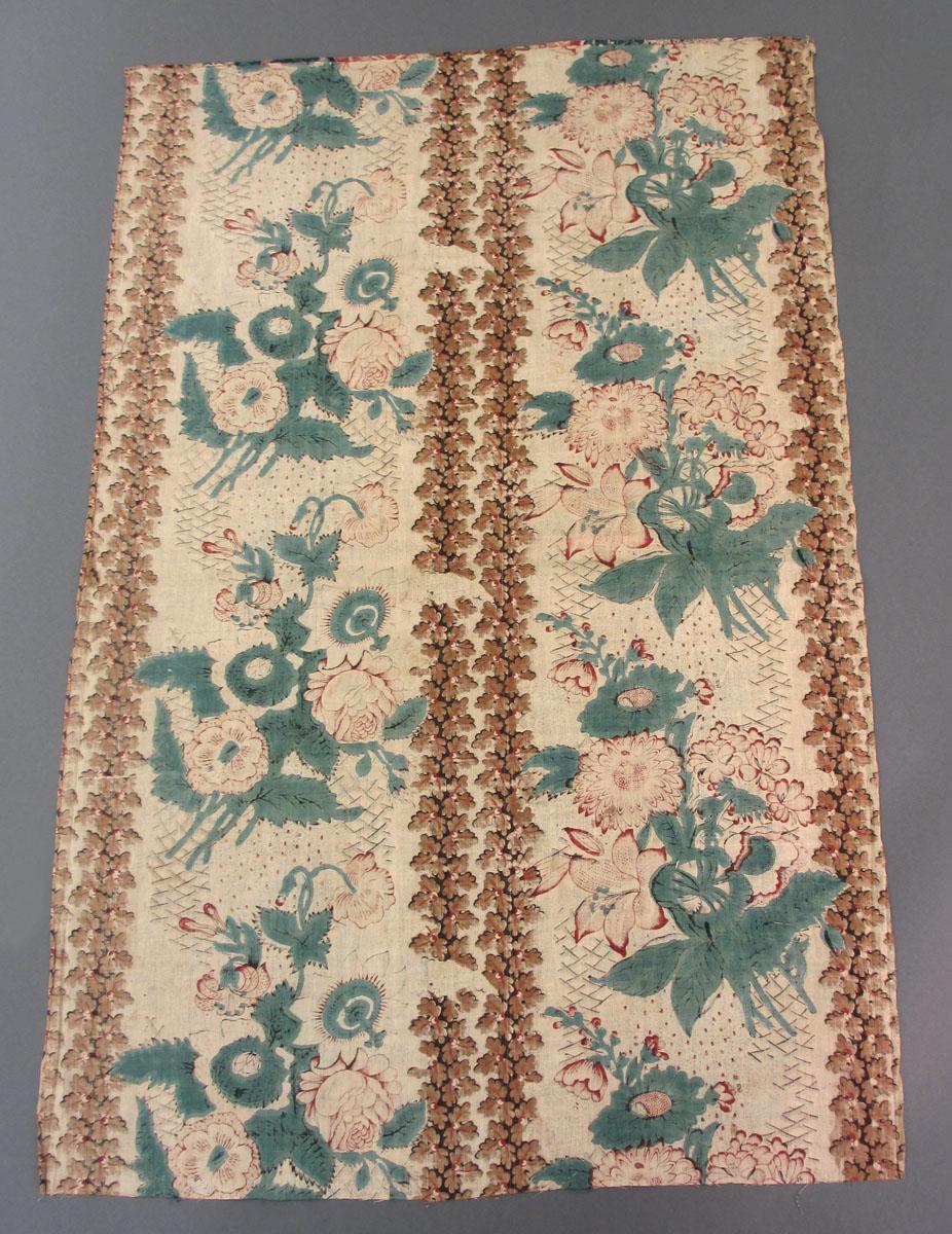 1969.3113 Textile, printed reverse